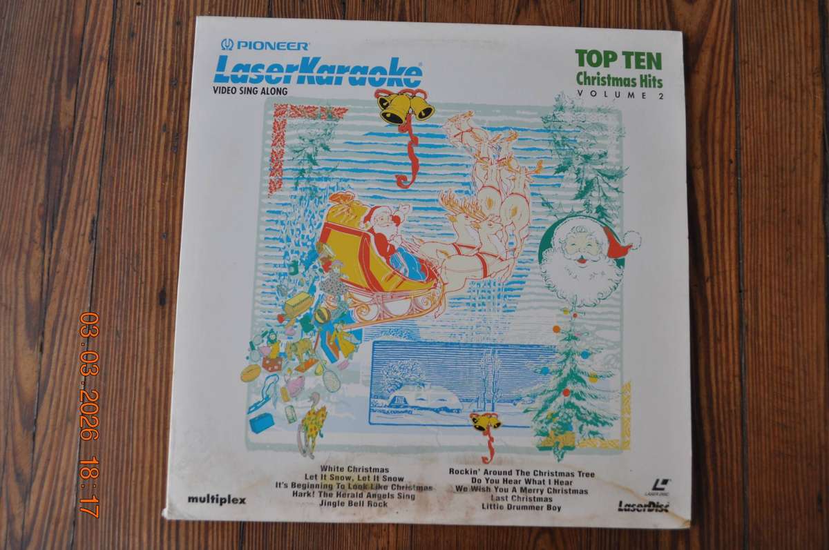 Laser Karaoke  Top 10 Christmas Hits Vol 2 Laserdisc