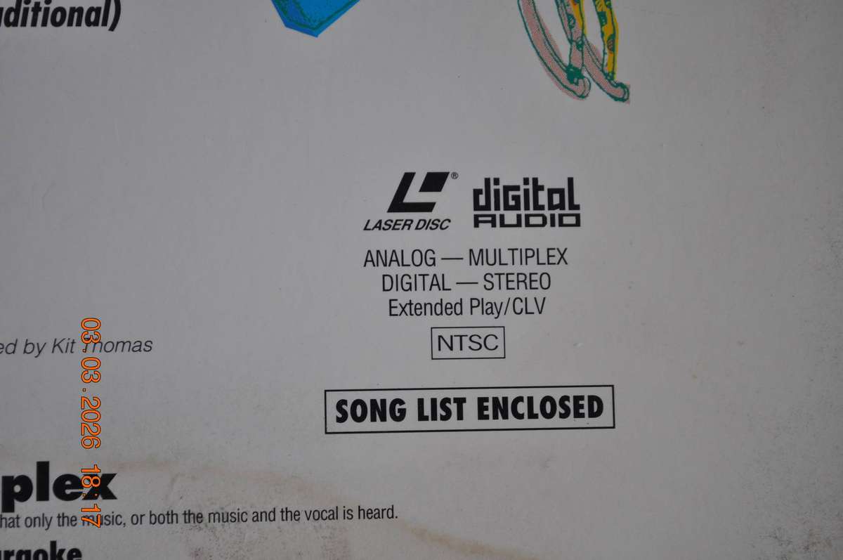 Laser Karaoke  Top 10 Christmas Hits Vol 2 Laserdisc
