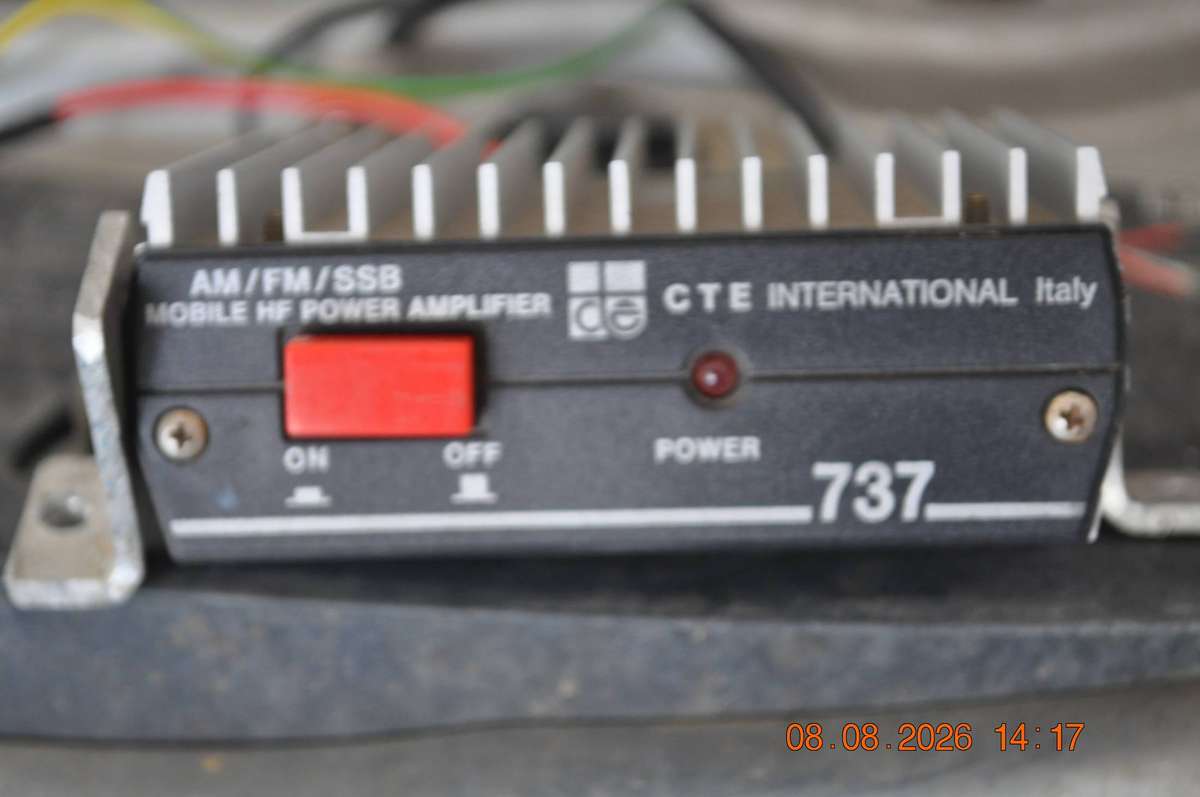 Retro CTE 737 CB Radio Linear Amplifier Booster (Made in Italy)