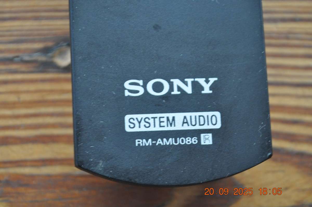 Sony System Audio Tv DVD Tuner Ipod Remote Control