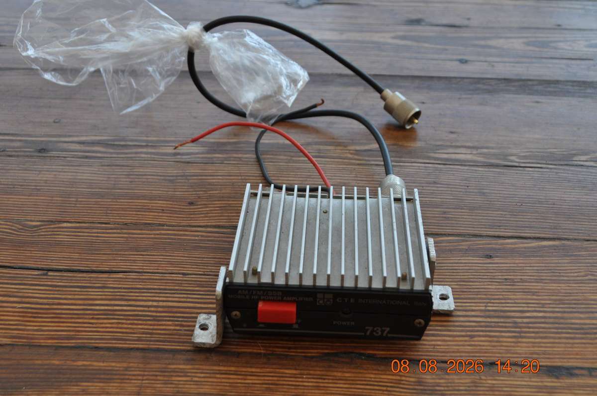 Retro CTE 737 CB Radio Linear Amplifier Booster (Made in Italy)