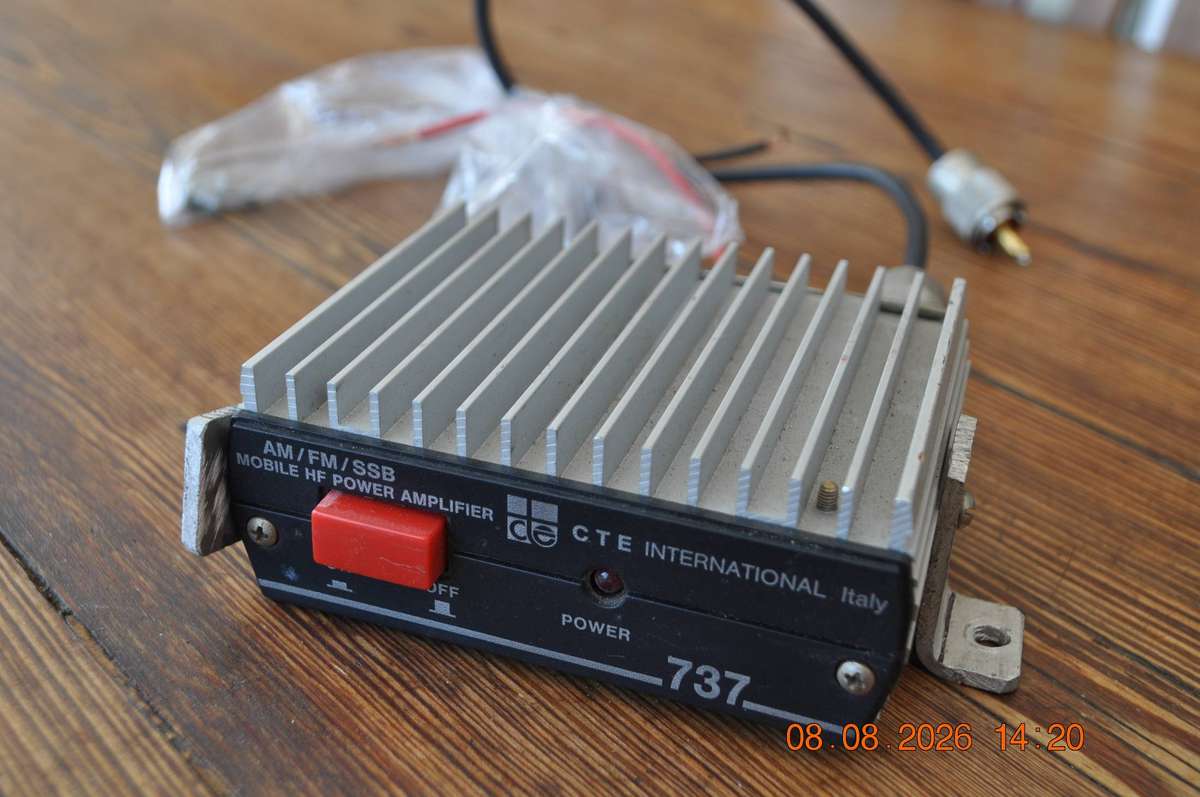 Retro CTE 737 CB Radio Linear Amplifier Booster (Made in Italy)