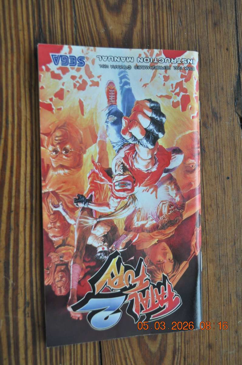 Fatal Fury 2 Sega Mega Drive Vintage Game