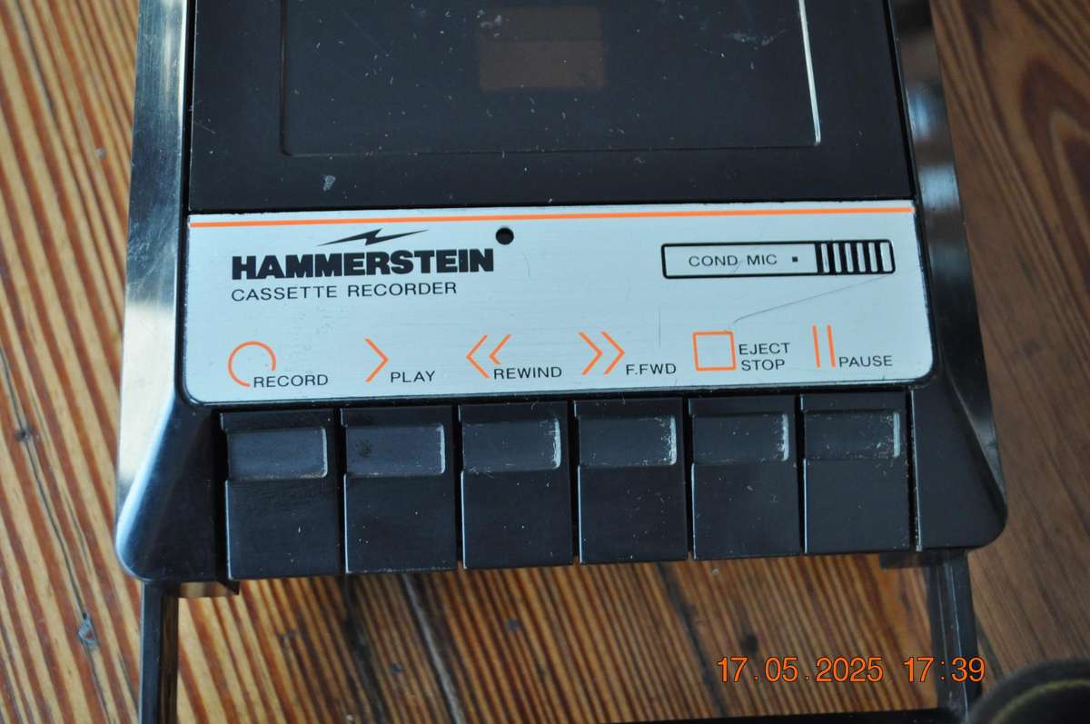 Vintage Hammerstein Cassette Player (as is)