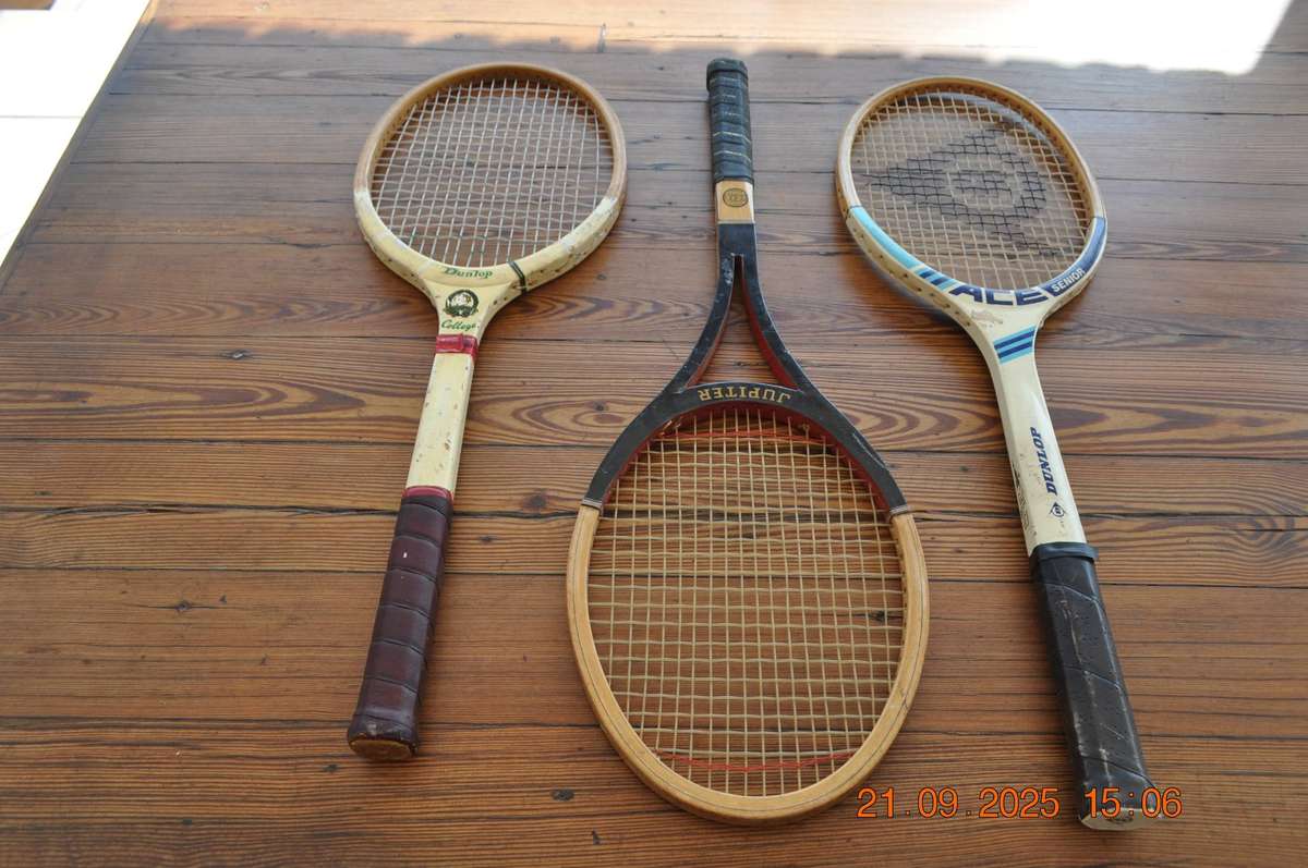 Vintage Wooden Tennis Rackets