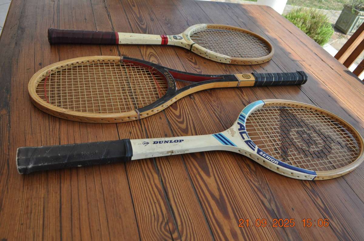 Vintage Wooden Tennis Rackets