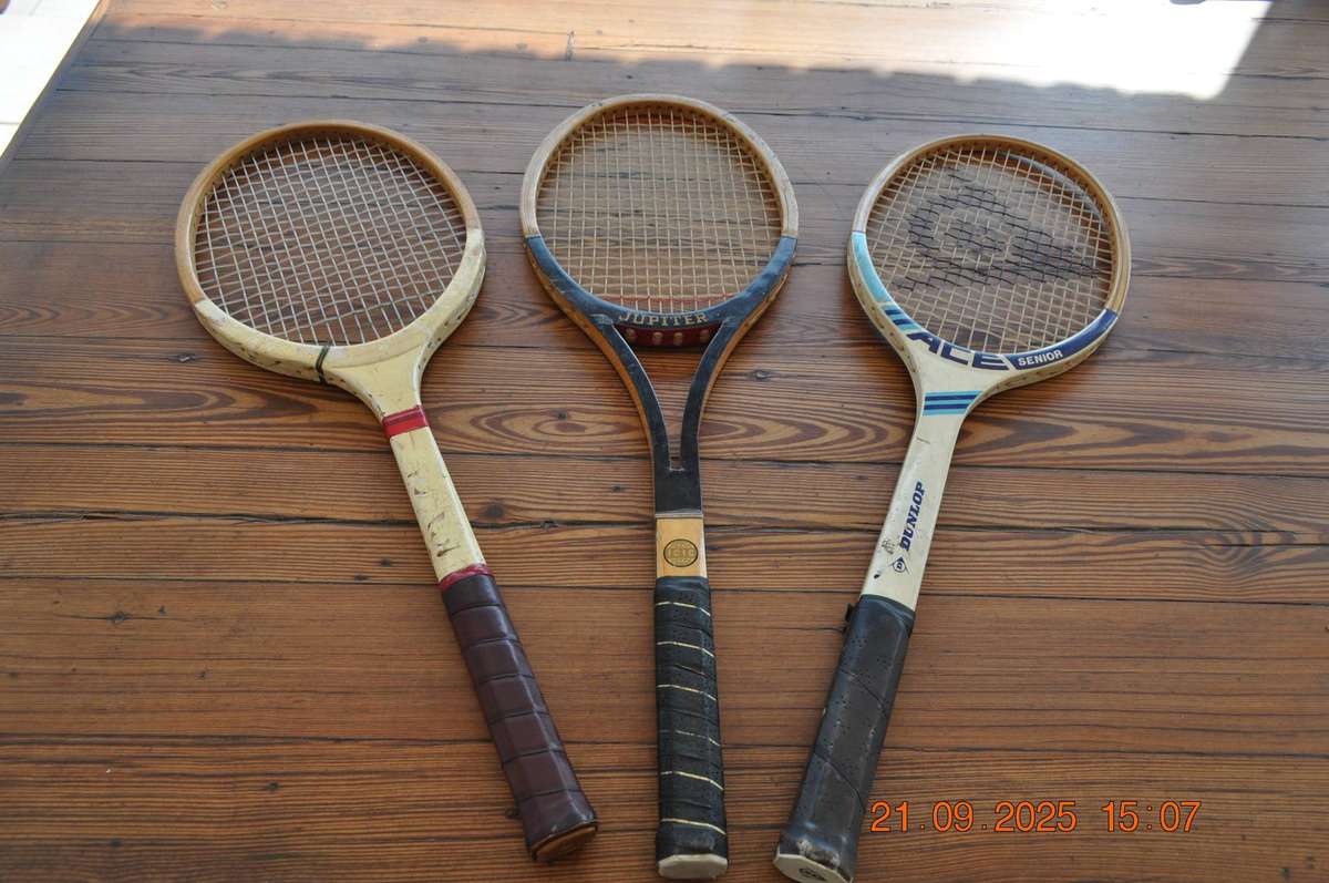Vintage Wooden Tennis Rackets