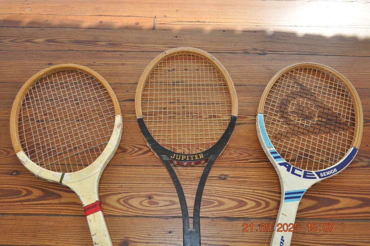 Vintage Wooden Tennis Rackets