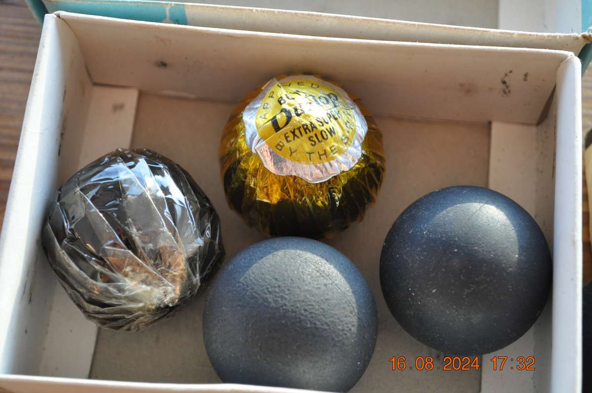 Vintage Squash Balls Dunlop Slazenger