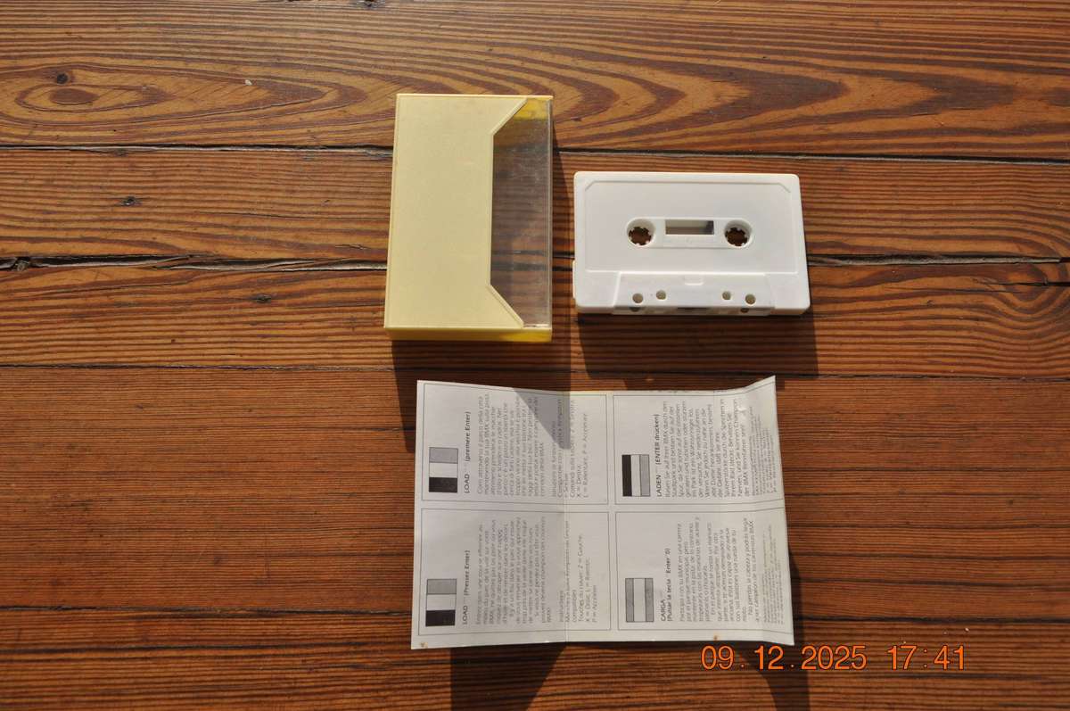 Vintage Spectrum BMX Racers Game Cassette