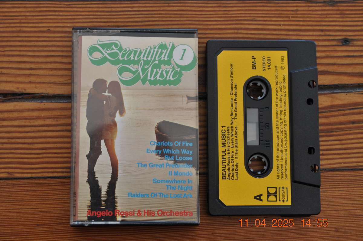 Angelo Rossi & His Orchestra - Beautiful Music 1 (Cassette)