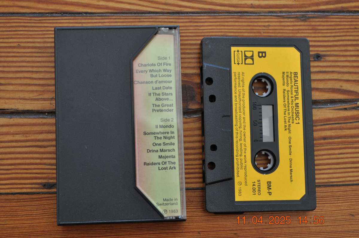 Angelo Rossi & His Orchestra - Beautiful Music 1 (Cassette)