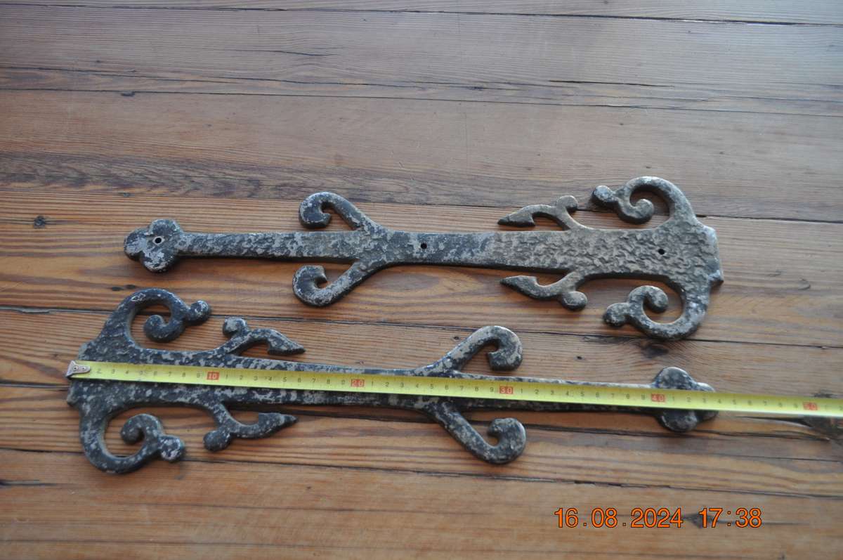 Vintage Cast Iron Dummy Hinge Fronts Doors Gates
