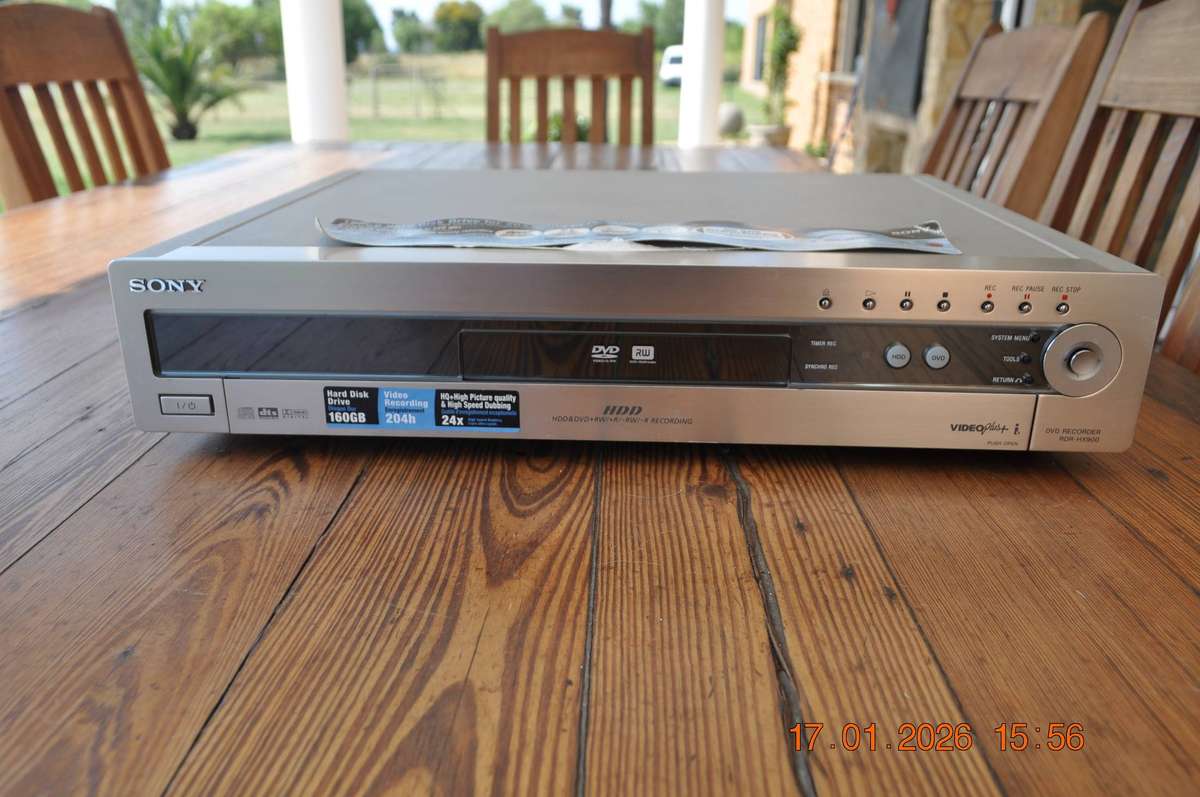 Sony DVD recorder with hard drive