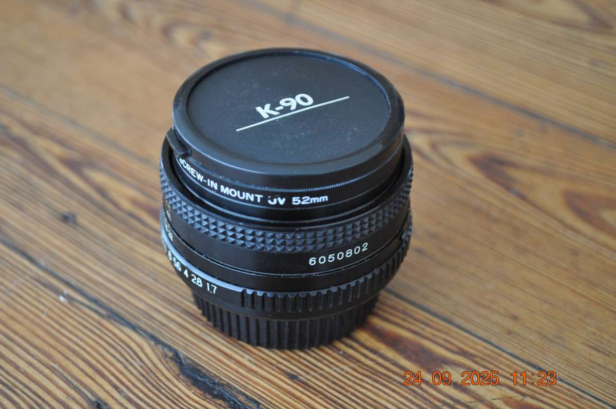 Kalimar Lens For Pentax 50mm 1.7