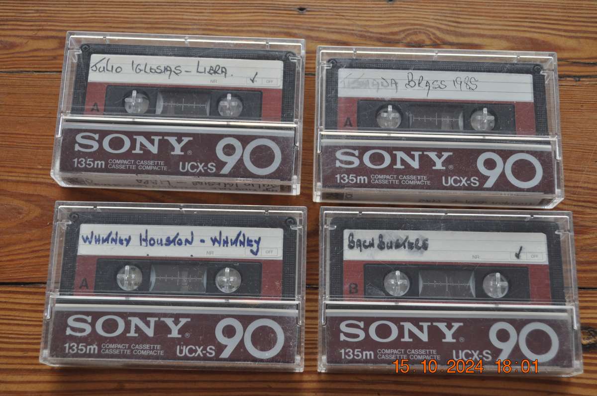 Old School Sony UCX-S90 Pre Owned Cassettes