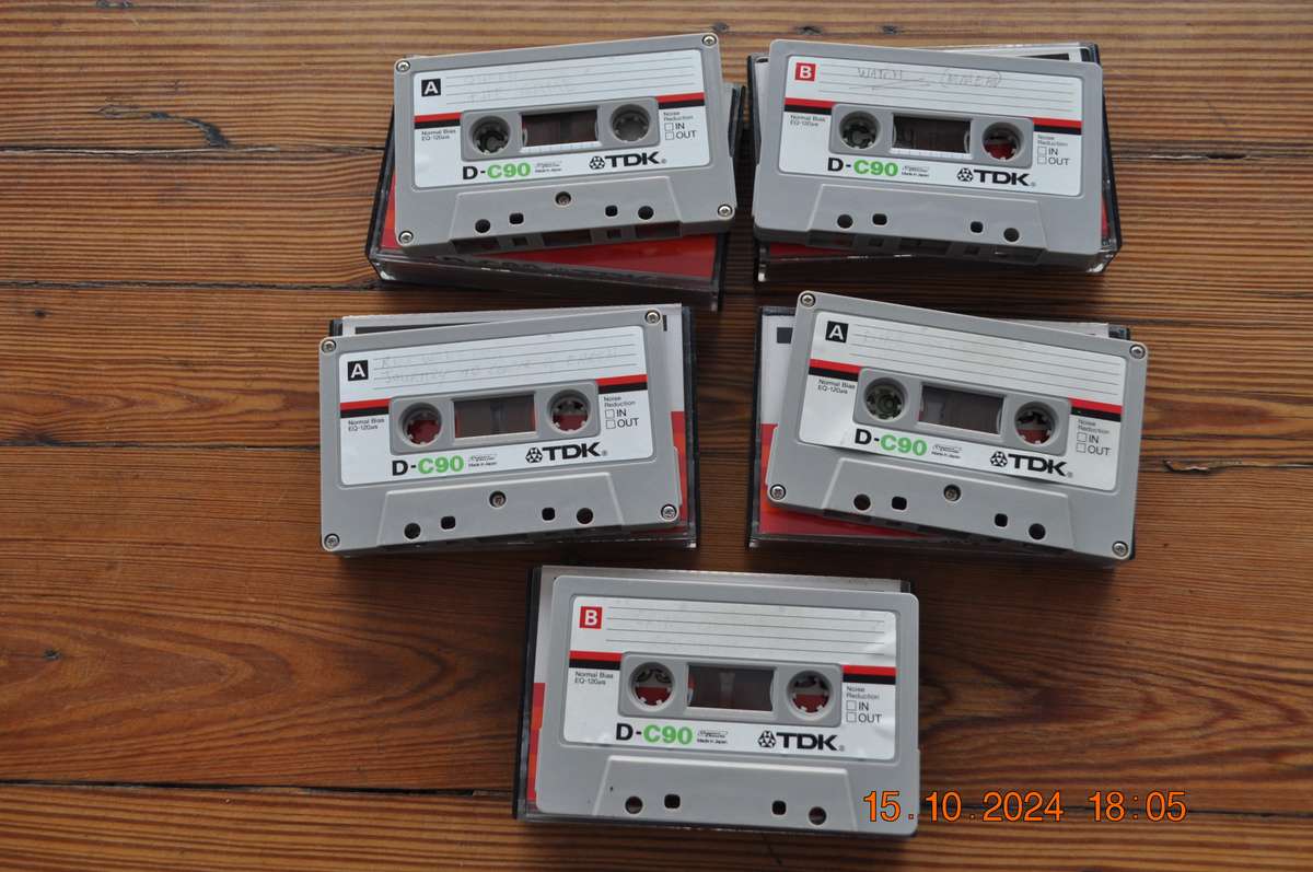 Old School TDK D-C90 Pre Owned Cassettes