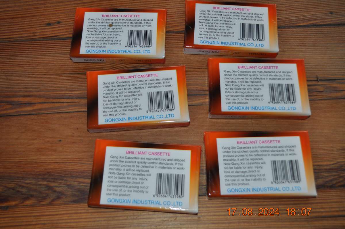 Old School ZX60 Cassettes X 6 New Sealed