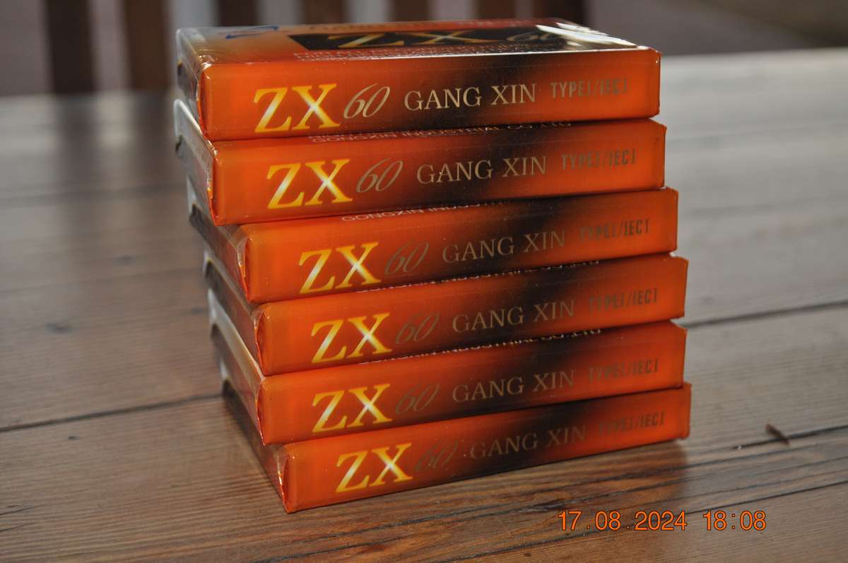 Old School ZX60 Cassettes X 6 New Sealed