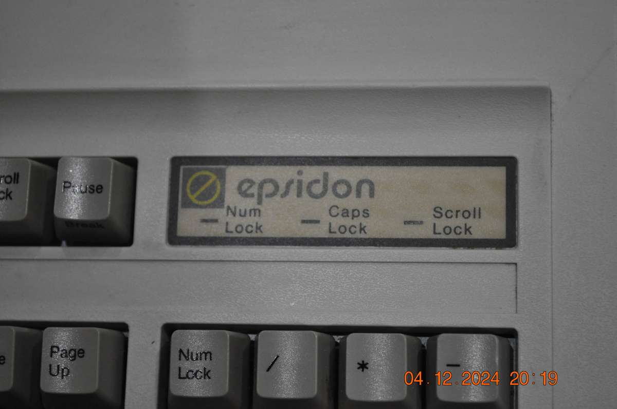 Vintage Epsidon Din 5 Pin Computer Keyboard