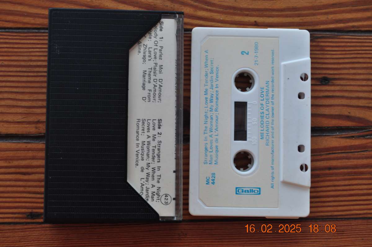 Richard Clayderman - Melodies Of Love (Cassette)