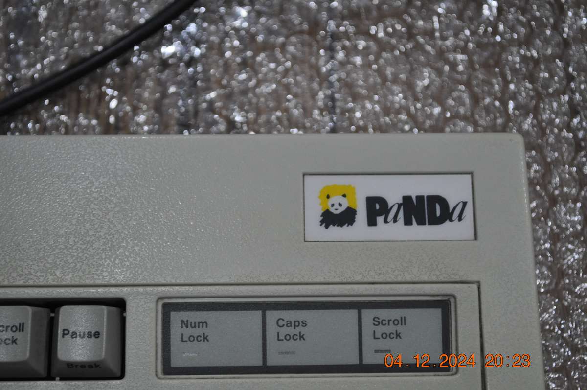 Rare Vintage Panda Din 5 Pin Computer Keyboard