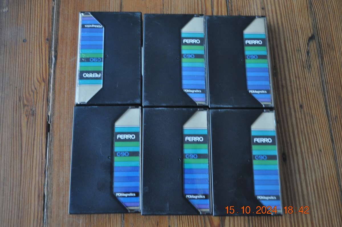 Old School Du Pont Ferro C-90 Pre Owned Cassettes