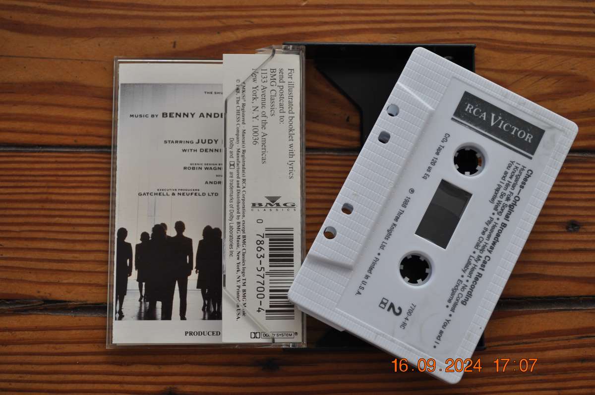 Chess - Original Broadway Cast Recording (Cassette)
