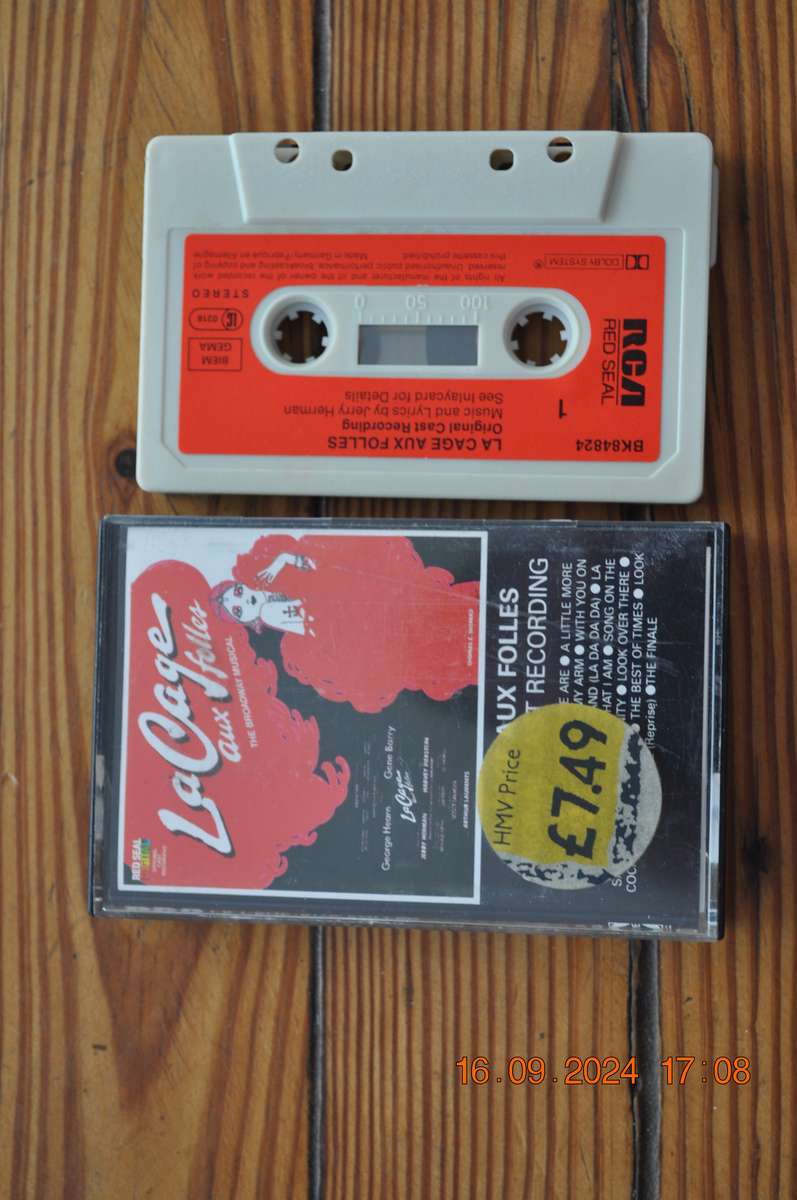 La Cage Aux Folles - Original Cast Recording (Cassette)