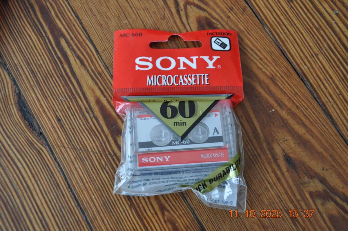 Sony Micro Cassette Tapes (new sealed)