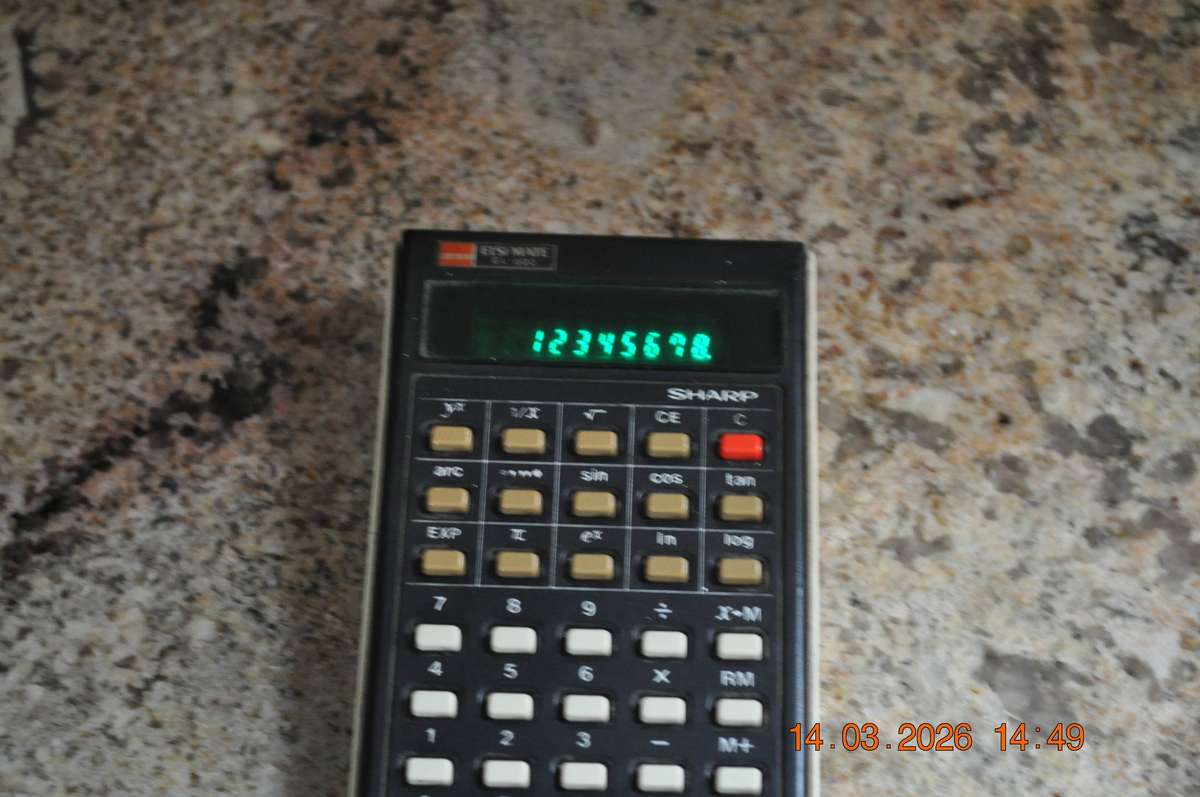 Vintage Sharp Elsi Mate EL-500 Calculator