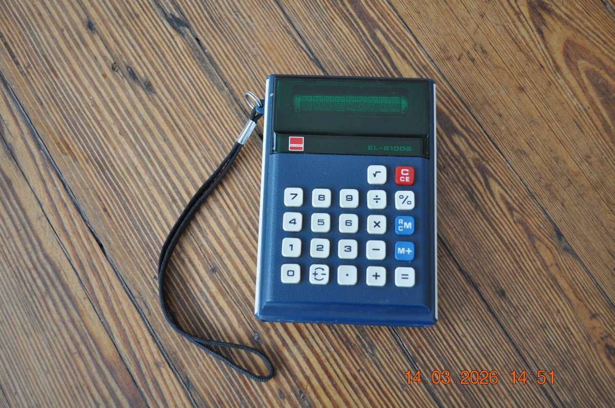 Vintage Sharp Elsi Mate EL-8100S Calculator (as is)