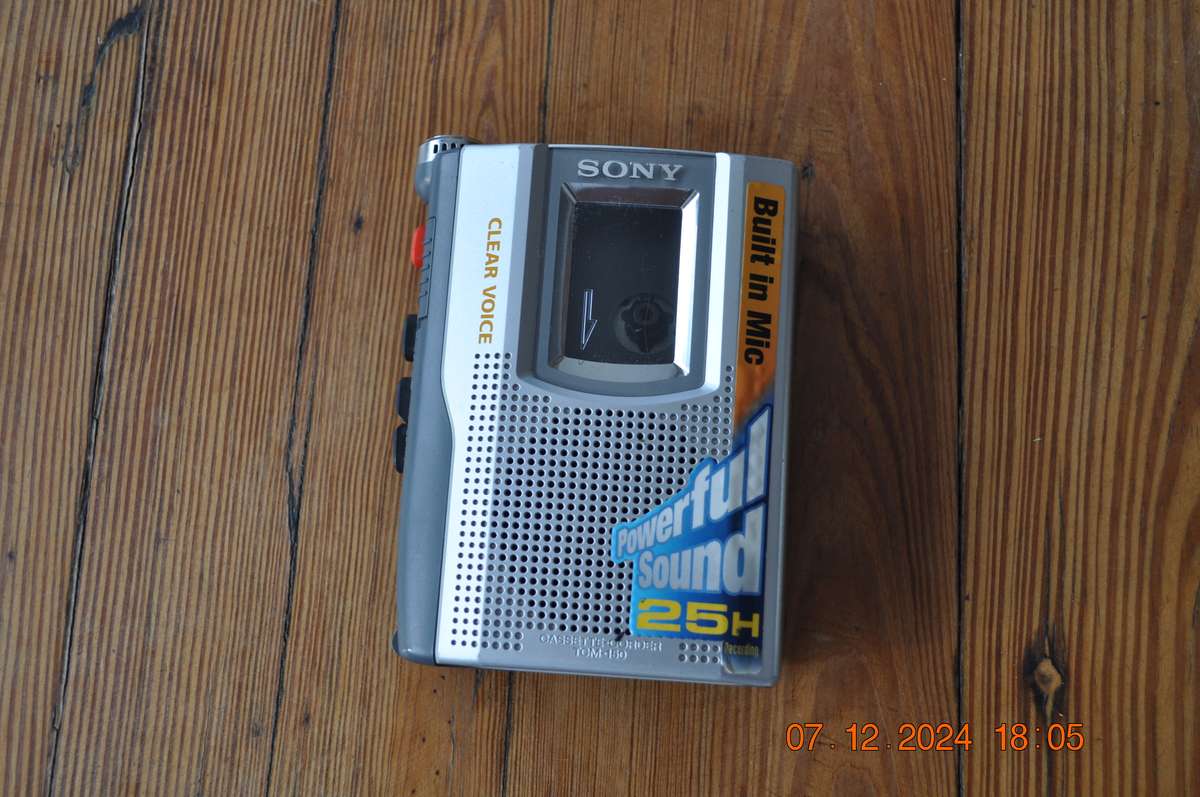 Vintage Sony Cassette Walkman Voice Recorder