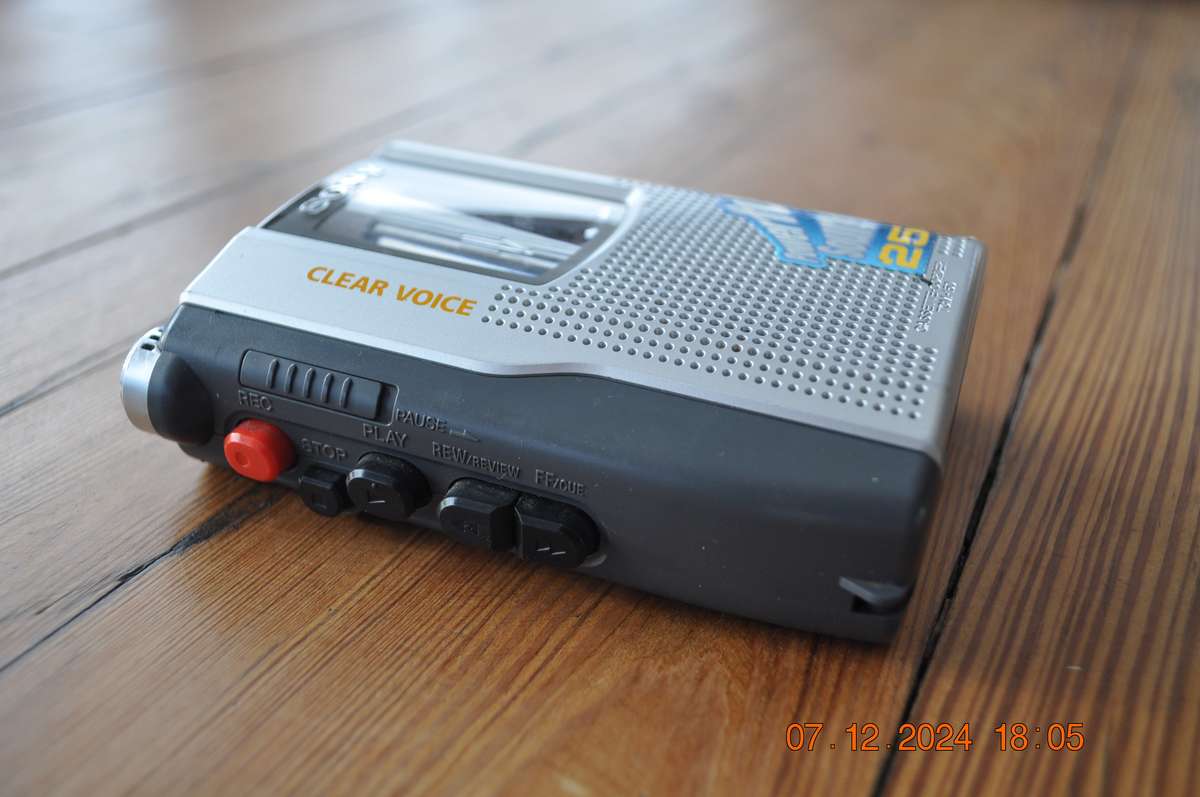 Vintage Sony Cassette Walkman Voice Recorder
