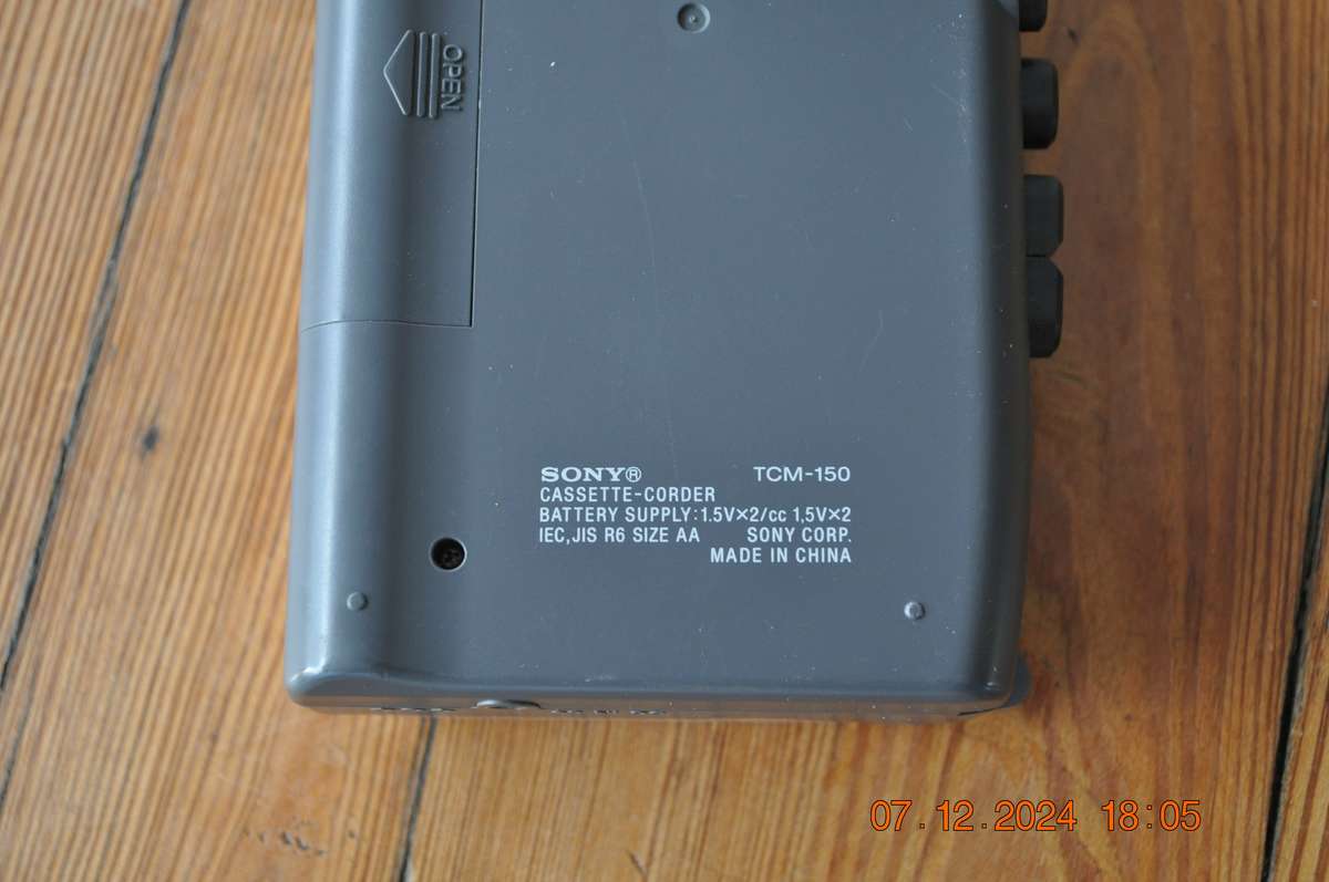 Vintage Sony Cassette Walkman Voice Recorder