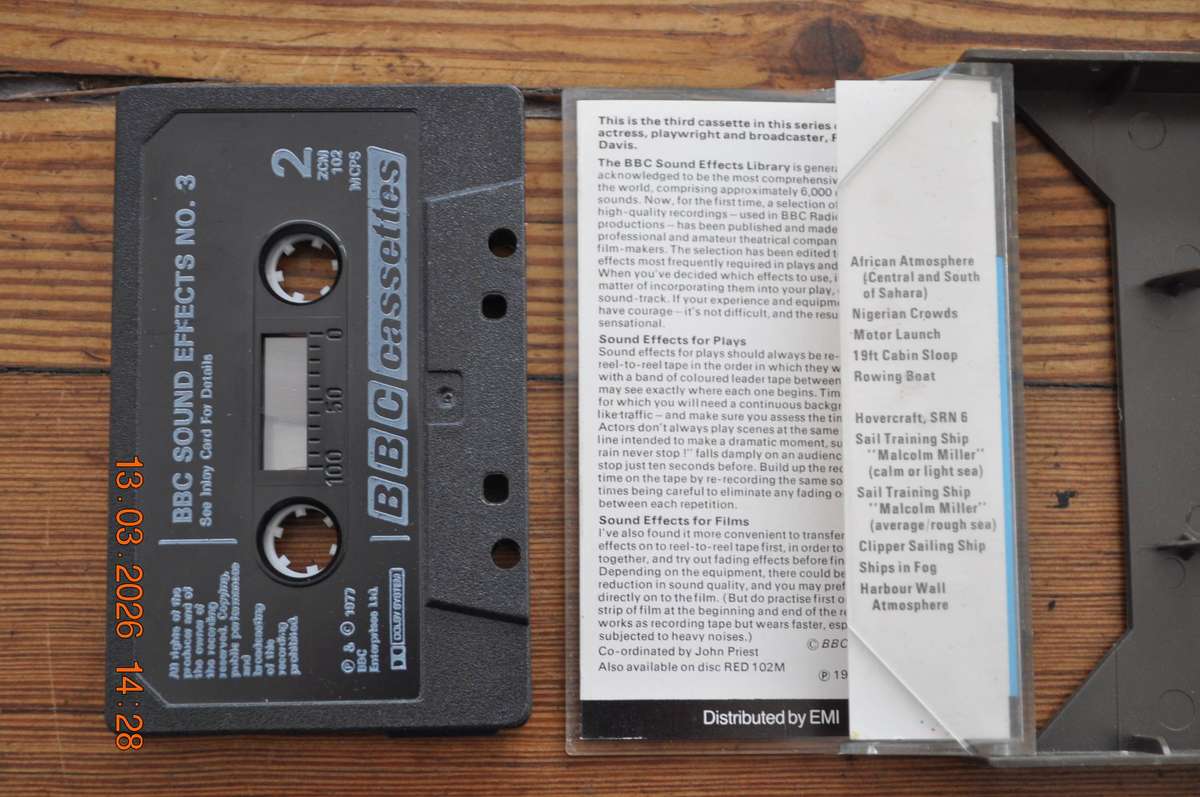 BBC Sound Effects - No 3 (Cassette)