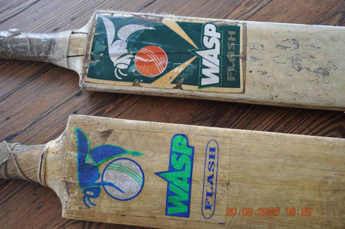 Vintage Wasp Flash Cricket Bats (as is)