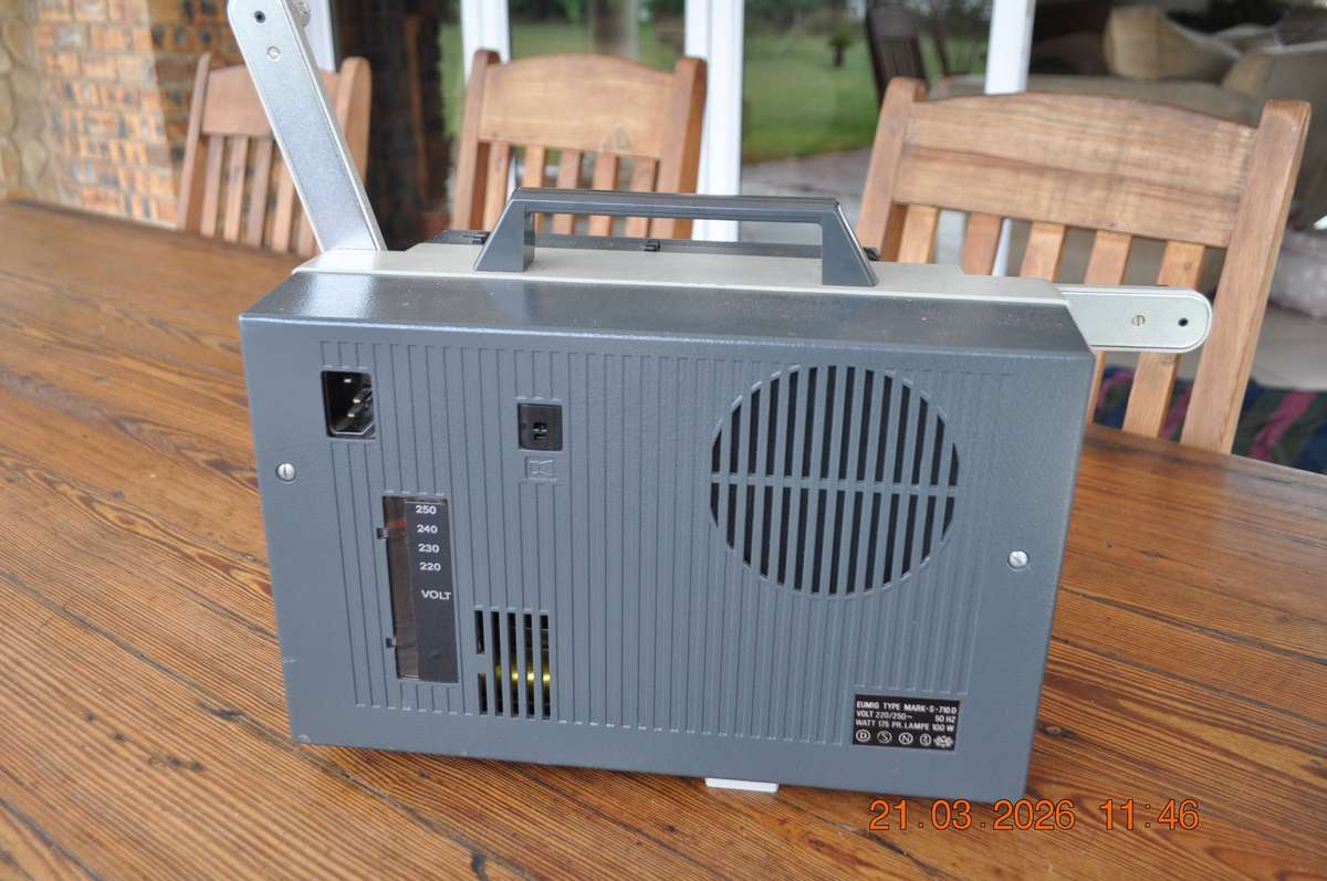 Vintage Eumig Mark-S 710D 8mm and Super 8mm Film Projector (as is)