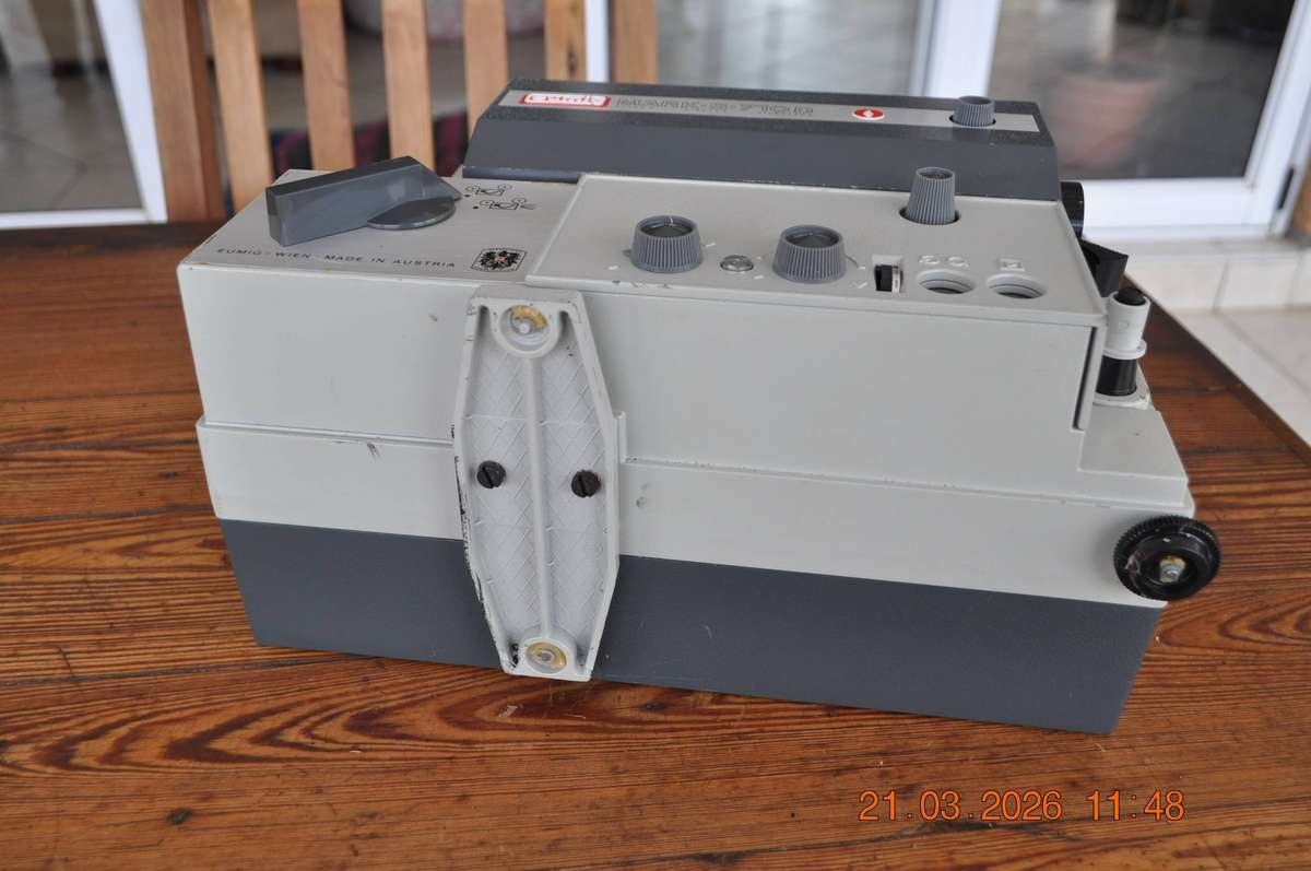 Vintage Eumig Mark-S 710D 8mm and Super 8mm Film Projector (as is)