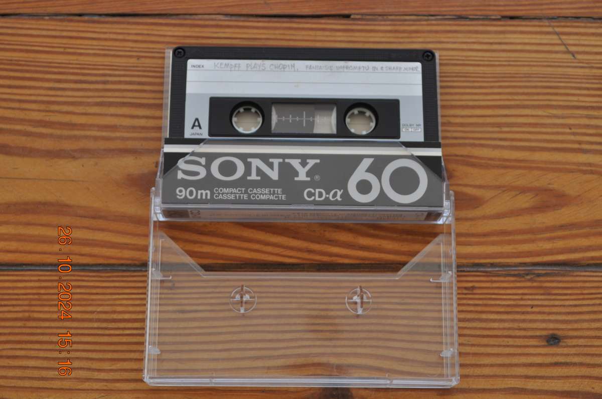 Old School Sony CD-a 60 Type II Cassette