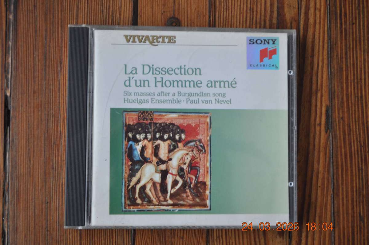 La Dissection Dun Homme Arme  Paul Van Nevel (classical cd)