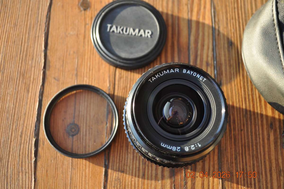 Takumar Bayonet 28mm 1:2.8 Camera Lens