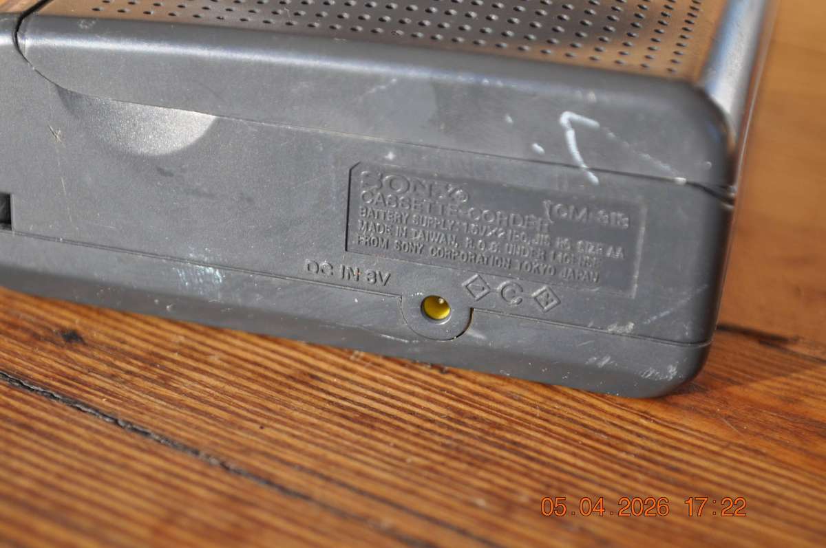 Vintage Sony TCM-313 Portable Cassette Player (as is)