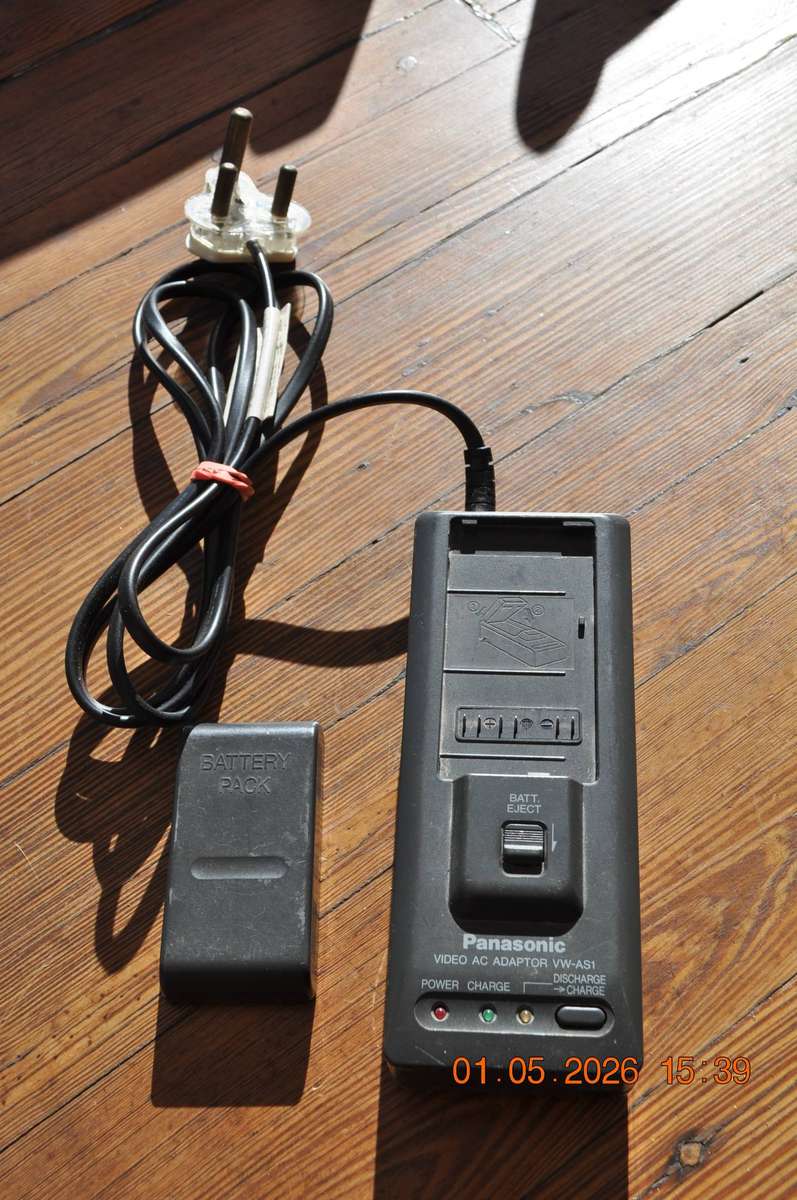 Vintage Panasonic VW-AS1B Video Camera Battery Charger