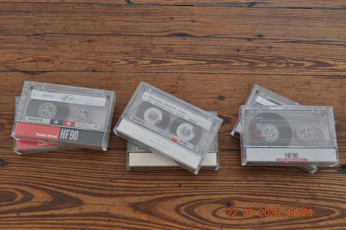Vintage Sony HF 90 Cassettes x 6