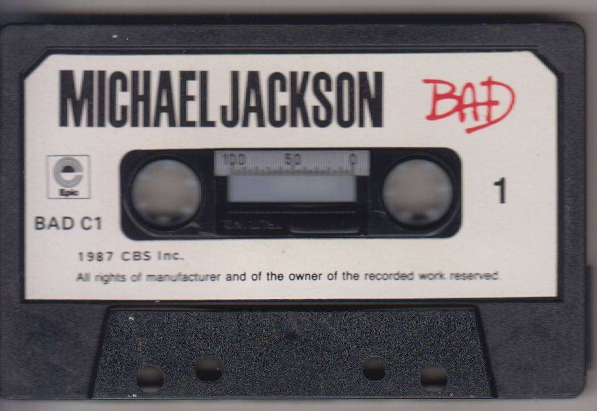 Michael Jackson - Bad (Cassette) [Cassette ONLY, NO artwork]