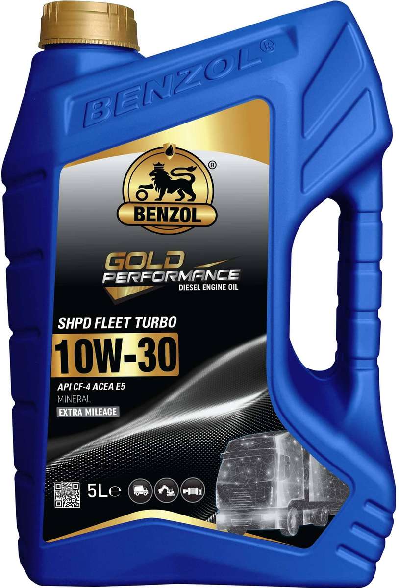 BENZOL SHPD Fleet Turbo 10W30 CF-4 E5 5Lt
