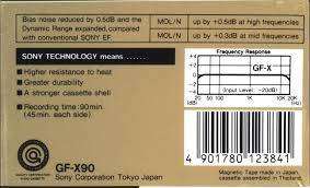 Sony GF-X 90 Audio Cassette (NEW SEALED)