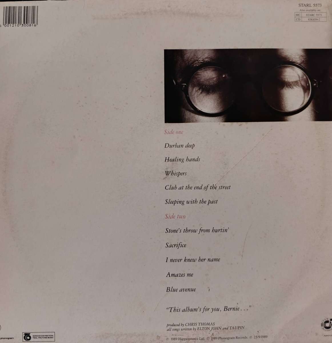 Elton John - Sleeping With The Past (Vinyl LP) STARL5573