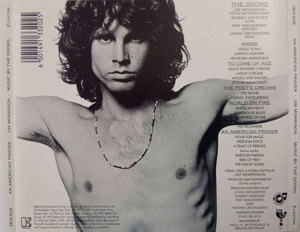 Jim Morrison Music By The Doors - An American Prayer (CD)